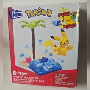 Mega Pokémon Pikachu's Beach Splash Building Set